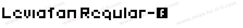 Leviafan Regular字体转换